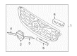 Diagram for Volvo Grille - 31290845