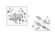 Diagram for Volvo CV Boot - 31259869