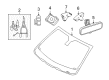 Diagram for Volvo V50 Car Mirror - 30799774