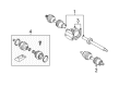 Diagram for Volvo Axle Shaft - 8252050