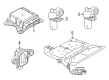 Diagram for Volvo XC40 Air Bag Control Module - 32387684