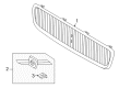 Diagram for Volvo Grille - 8678680