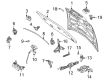 Diagram for Volvo C70 Hood Hinge - 30716655
