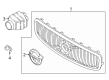 Diagram for Volvo V90 Grille - 32365387