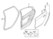 Diagram for Volvo V60 Door Seal - 31424018