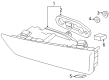 Diagram for Volvo EX90 Back Up Light - 32291235