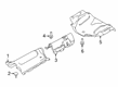 Diagram for Volvo V90 Cross Country Exhaust Heat Shield - 31497228