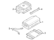 Diagram for Volvo Battery Tray - 32310503