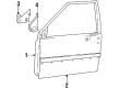Diagram for Volvo 740 Door Seal - 1392774