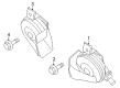 Diagram for Volvo S80 Horn - 32285618
