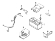 Diagram for Volvo V50 Battery Hold Downs - 31110047