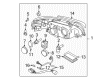 Diagram for Volvo Headlight Bulb - 989834