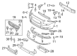 Diagram for Volvo Fog Light Cover - 30678343