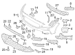 Diagram for Volvo S90 Grille - 31425455