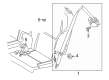 Diagram for Volvo EX90 Seat Belt - 32131837