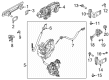 Diagram for Volvo EX90 Door Hinge - 32404816