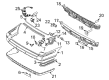 Diagram for Volvo XC70 Spoiler - 8693372