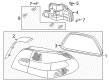 Diagram for Volvo C70 Light Socket - 8614592