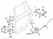 Diagram for Volvo V60 Rear Passenger Door Handle Latch - 32310995