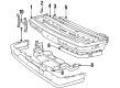 Diagram for Volvo 850 Bumper Cover - 1372511