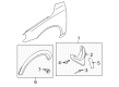 Diagram for Volvo Mud Flaps - 30744135