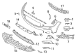 Diagram for Volvo V90 Cross Country Grille - 32227363
