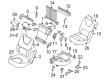 Diagram for Volvo V70 Seat Cushion - 9191623