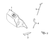 Diagram for Volvo Dipstick - 30713102