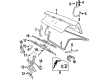 Diagram for Volvo 850 Liftgate Hinge - 1372950