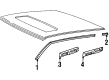 Diagram for Volvo 850 Door Moldings - 9159494
