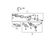 Diagram for Volvo S70 Spindle Nut - 9200250