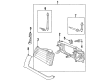Diagram for Volvo 940 Headlight - 1369604