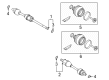 Diagram for Volvo EX90 CV Boot - 32249264