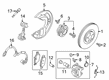 Diagram for Volvo Brake Dust Shields - 32217310