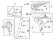Diagram for Volvo S90 Pillar Panels - 39835250
