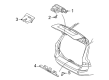 Diagram for Volvo Door Latch Assembly - 31335047