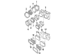 Diagram for Volvo 245 Headlight Screws - 1235146