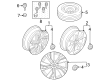 Diagram for Volvo EC40 Alloy Wheels - 32143629