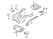 Diagram for Volvo C70 Floor Pan - 31299456