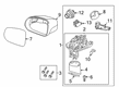 Diagram for Volvo V60 Car Mirror - 31477570