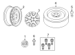 Diagram for Volvo Wheel Cover - 31400453