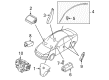 Diagram for Volvo Airbag - 31332806