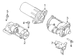 Diagram for Volvo V70 Starter - 36000041