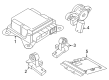 Diagram for Volvo EX30 Air Bag Control Module - 80011991
