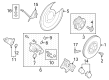 Diagram for Volvo EC40 Brake Caliper Bracket - 36012915