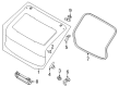 Diagram for Volvo Liftgate Hinge - 31655263