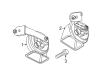 Diagram for Volvo V60 Horn - 31693053