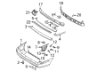 Diagram for Volvo Bumper Cover - 9479673