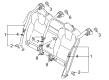 Diagram for Volvo Seat Belt - 39836048