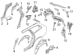 Diagram for Volvo V90 Wheelhouse - 31698182